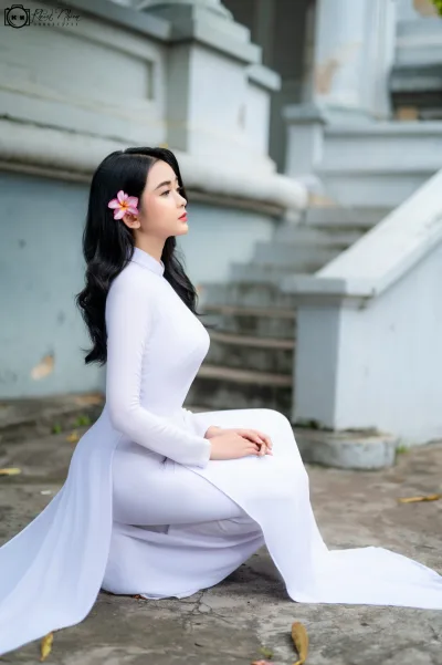 Thuần Việt áo dài trắng [NIH5HW]
