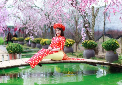 Áo dài trắng rạng rỡ [AWTL31]