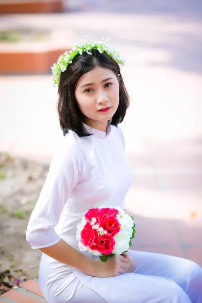 Áo dài trắng sang trọng nữ sinh [O20W9T]