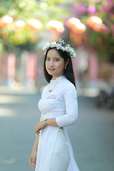 Áo dài trắng nữ nhân nữ sinh vẻ đẹp Việt Nam [VP6BPX]