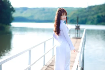 Áo dài trắng nữ sinh thanh xuân [XPHRRS]