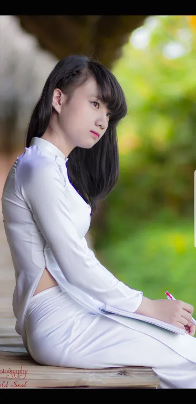 Áo dài trắng khoảnh khắc duyên thầm [7IRPRS]