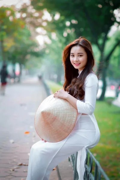 Bộ ảnh áo dài trắng dịu dàng tinh khôi [IJJ0MB]