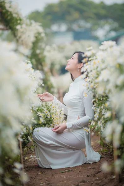 Áo dài trắng gái xinh yêu kiều [GYSZC5]