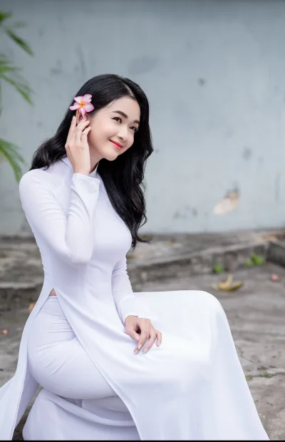 Khoảnh khắc áo dài trắng trang nhã [BSSNNM]