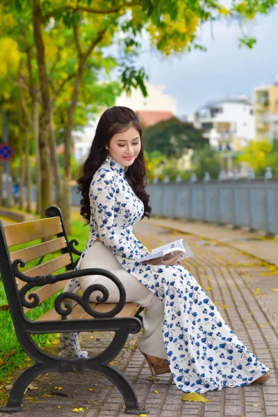 Áo dài họa tiết tuyển chọn áo dài họa tiết [K4PVZ0]