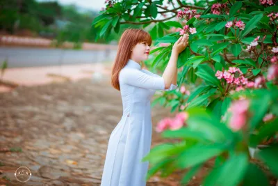 Áo dài trắng thanh xuân nữ sinh [8FHTX6]