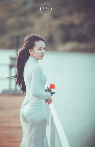 Nét đẹp áo dài áo dài trắng rạng rỡ nuột [SEUHOT]