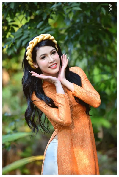 Áo dài khăn đóng người đẹp tươi tắn vẻ đẹp Việt Nam [TA8OMZ]