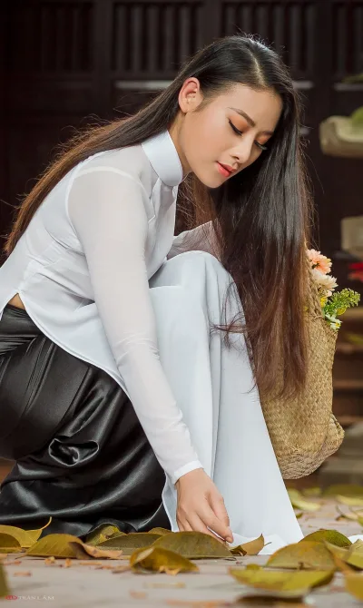 Áo dài trắng album áo dài trắng thanh lịch [VDFUEP]