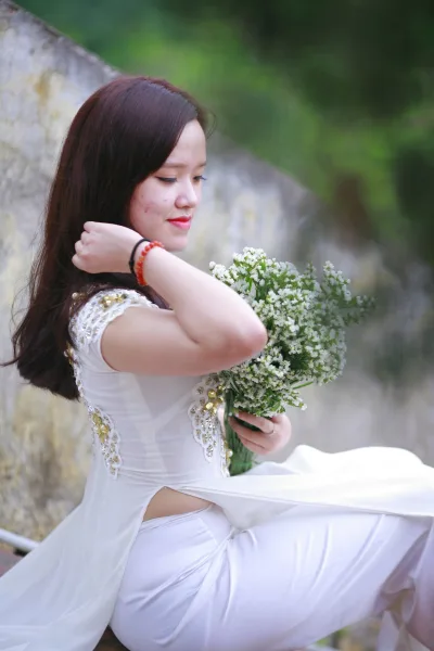 Tuyển chọn áo dài trắng [NVP421]