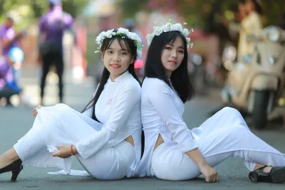 Áo dài trắng kỷ yếu quý phái [MZ4QUX]