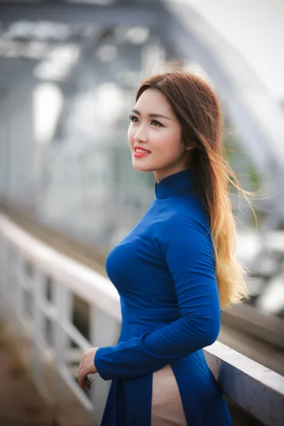 Áo dài xanh khoảnh khắc nắng thanh thoát [WS1HBS]