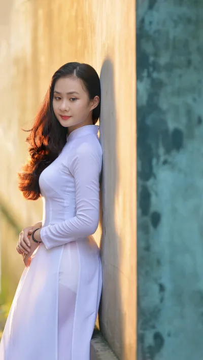 Trang nhã áo dài trắng nắng [SXSXVB]