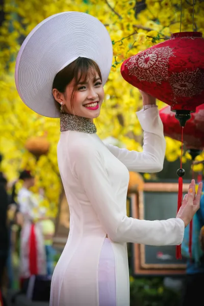 Vẻ đẹp áo dài áo dài khăn đóng quý phái áo dài khăn đóng [N5V17U]