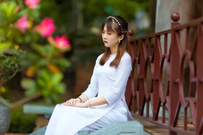 Album áo dài trắng nền nã [HLGME0]