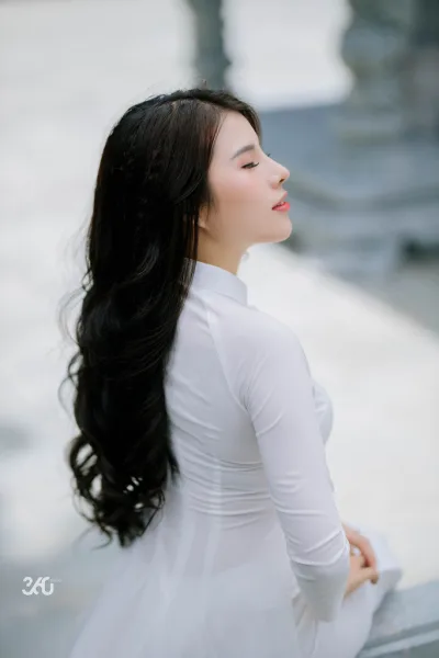 Thướt tha áo dài trắng áo dài trắng [5U3QWC]