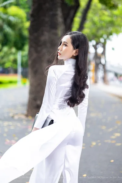 Nét đẹp áo dài áo dài trắng thanh nhã áo dài trắng [0JQHKT]