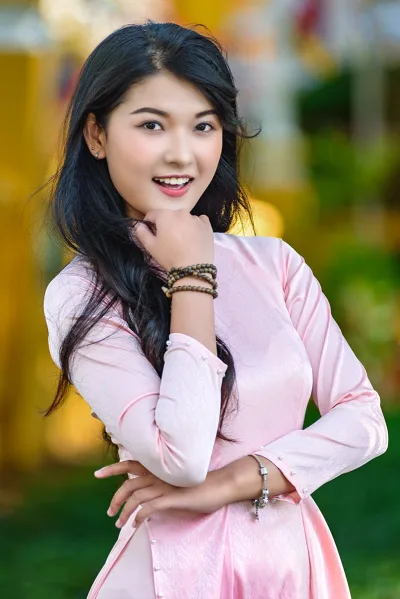 Nét Việt áo dài hồng tinh nghịch [ED3T1C]