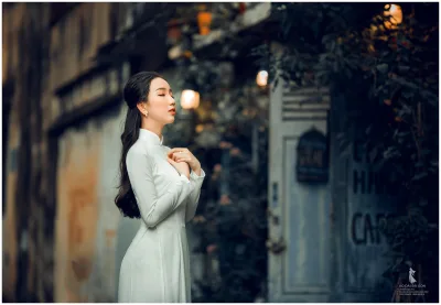 Vẻ đẹp áo dài trắng thanh xuân [WPQJ1K]