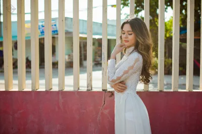 Vẻ đẹp áo dài áo dài trắng hút hồn [DFOELT]