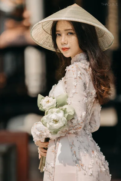 Áo dài trắng duyên thầm nón lá [WTQDZS]