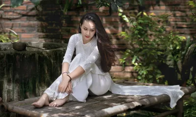 Hình ảnh áo dài trắng hiện đại áo dài trắng [QPDPXY]