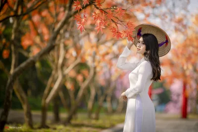 Nền nã áo dài trắng áo dài trắng [KWG8TJ]
