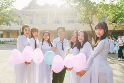 Áo dài trắng vẻ đẹp Việt Nam kỷ yếu [HTHFW9]