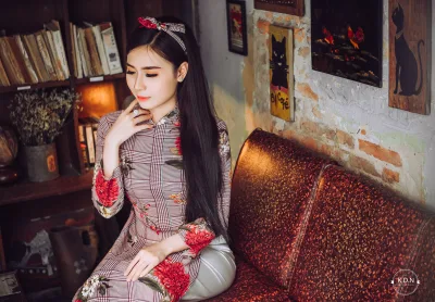 Rửa mắt với ảnh áo dài trắng duyên dáng nắng [8N13ZM]