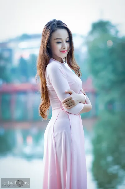 Áo dài trắng nhẹ nhàng [CEKC0N]