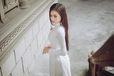 Duyên thầm áo dài trắng lễ chùa [SGZPBM]