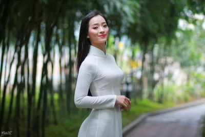Áo dài trắng tà áo dài thướt tha đằm thắm [MZMJAT]