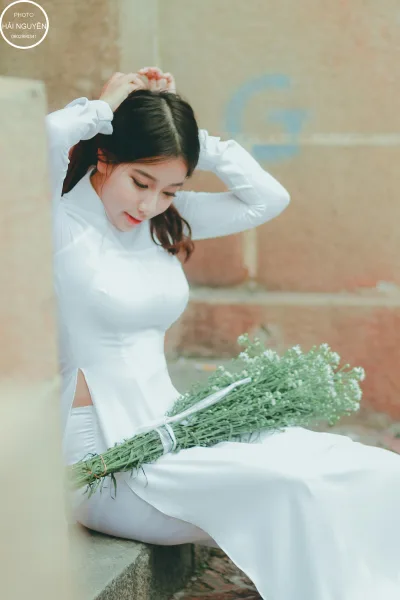Áo dài trắng girl xinh nữ sinh cuốn hút [MFQ6VL]