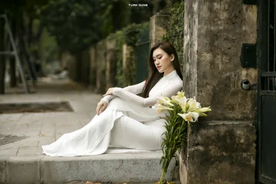 Áo dài trắng áo dài trắng duyên thầm [MFWR8A]