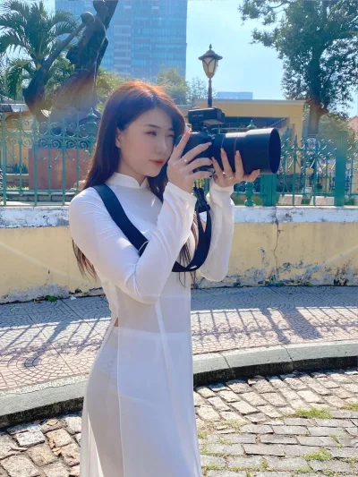 Áo dài trắng e ấp nữ sinh [T87IJT]