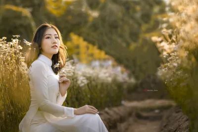 Áo dài trắng truyền thống [Y72AG3]