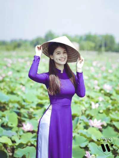 Áo dài tím loạt ảnh thướt tha thanh thoát [91BOKS]