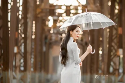 Hình nền áo dài trắng truyền thống [3TTVN5]