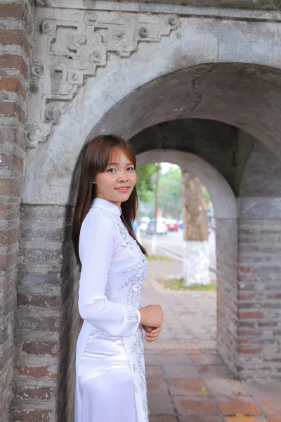 Kiêu sa áo dài trắng [9AMRLK]