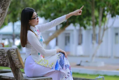 Nền nã áo dài trắng áo dài trắng [PDVPCL]
