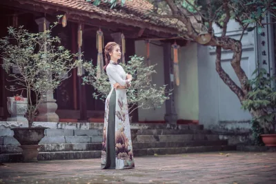 Áo dài trắng hình ảnh áo dài trắng truyền thống [P1APKG]