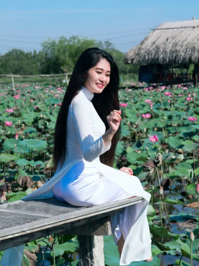 Tinh khôi áo dài trắng nuột [EN3ESS]