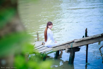Áo dài trắng sang trọng nữ sinh [WPTLA3]