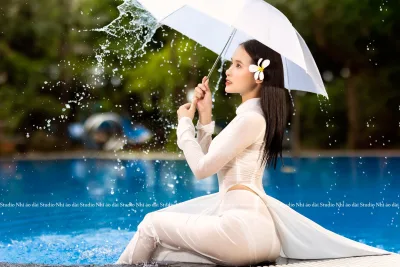 Cách tân áo dài trắng đằm thắm ướt [SK4LP8]