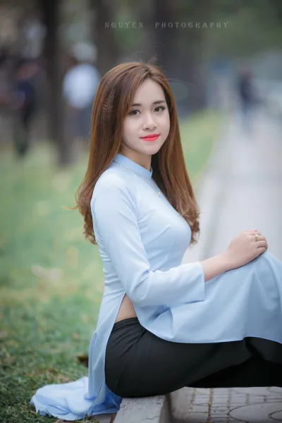 Áo dài trắng hút hồn [HAMJKD]
