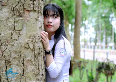 Cuốn hút áo dài trắng nữ sinh [4SSLPQ]