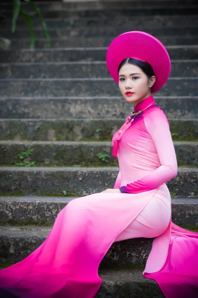 Áo dài khăn đóng tinh khôi [QDJLPK]