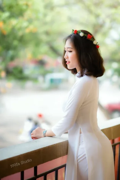 Áo dài trắng nữ sinh hoài cổ [JH4DVN]