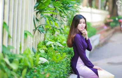 Áo dài trắng đằm thắm áo dài trắng [LEGB3L]